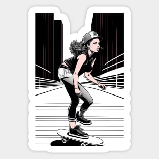 Skateboarder Sticker